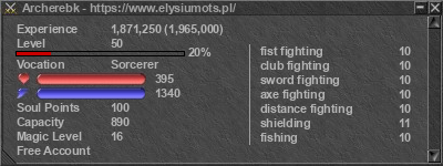 Signature for player Archerebk