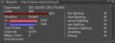 Signature for player Magister